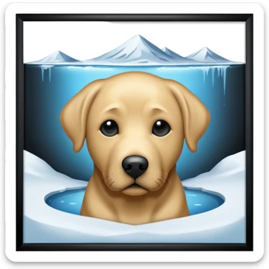 Secretive big lab in a deserted place sticker