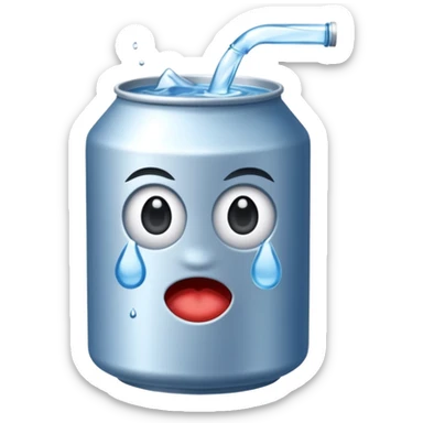 Camp Essentials, driniking water can,negative:character. sticker