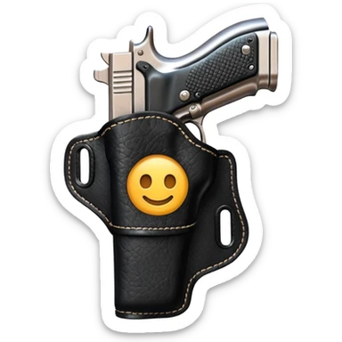 black holster sticker