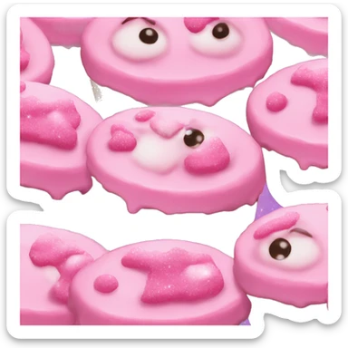 pink twinkles cakes sticker