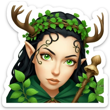 Forest Wizard sticker