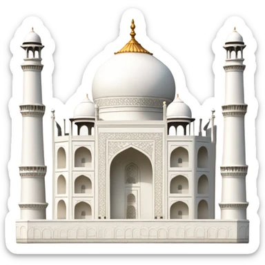 taj mahal sticker