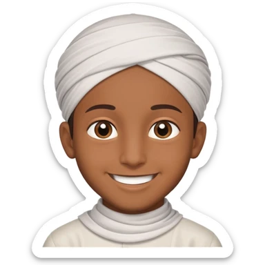Muslim boy  sticker