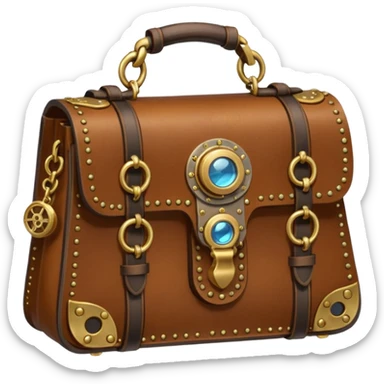 Chloe bag, steampunk style, rendering  sticker