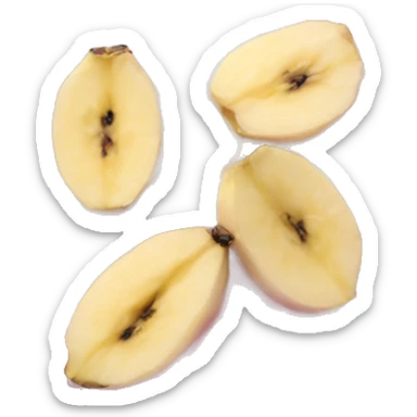 bowl of pink yogurt with oats and bananas sticker