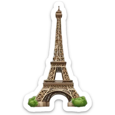 eiffel tower, colosseo sticker