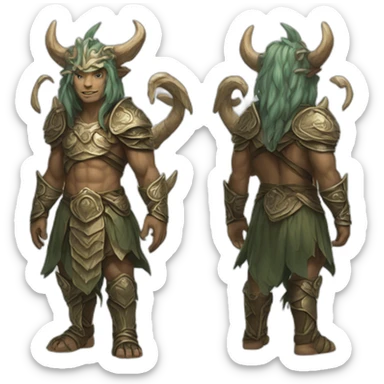 Legendary fantasy creature sticker