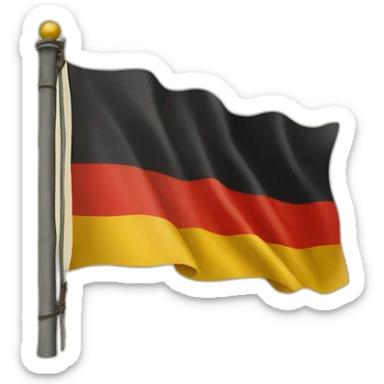 German Flag WWII sticker