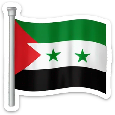 syrian flag  sticker