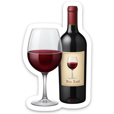 wine bottle sticker