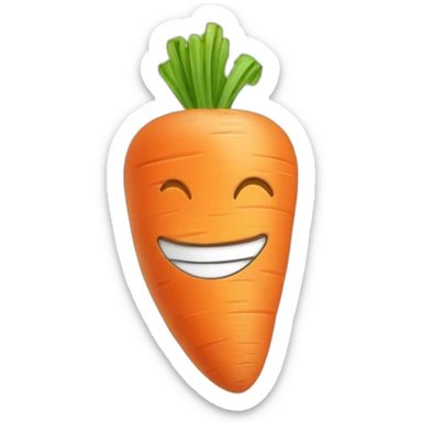 Juiced Carrot sticker