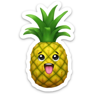 pineapple sticker