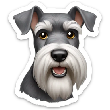 Schnauzer gigante sticker