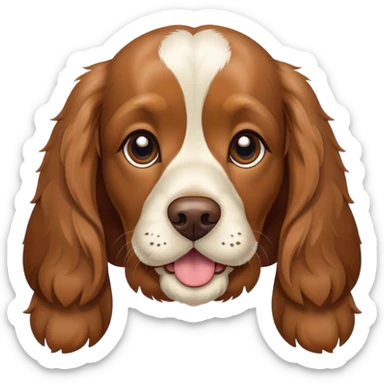 Cocker spaniel sticker