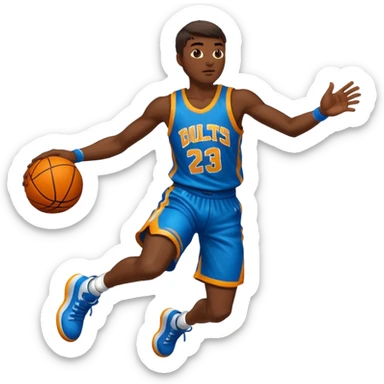 Basketball dunk  sticker