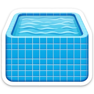 swimming pool sticker
