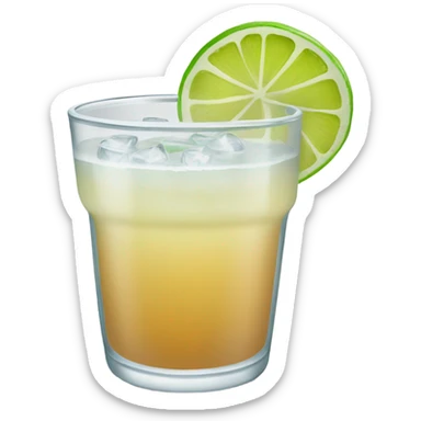 30oz glass cup with a margarita in it sticker