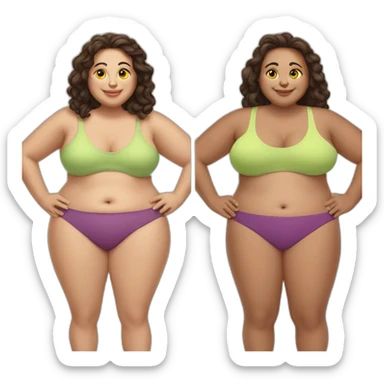 weight loss before and after sticker