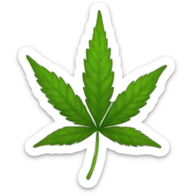 weed joint sticker