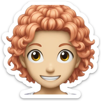 nami from one piece sticker