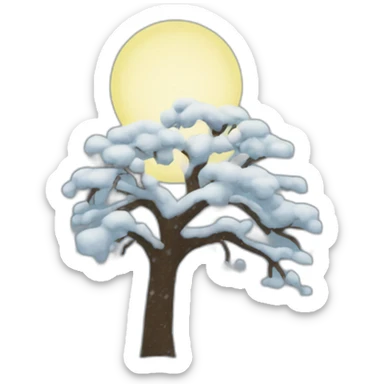 snowfall sticker