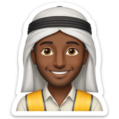 Arab taxi driver sticker