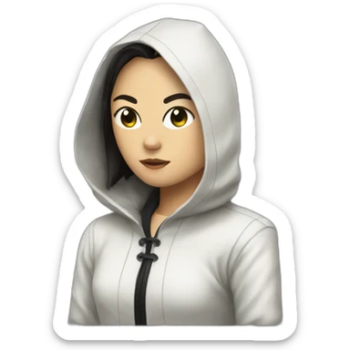 mitski in a straight jacket sticker