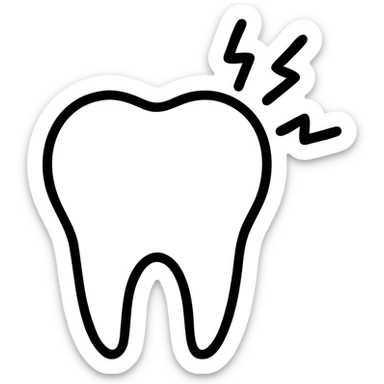 toothache sticker