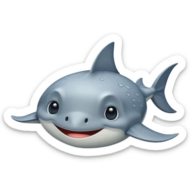 Stingray cute sticker