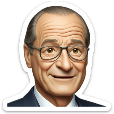 Jacques Chirac sticker