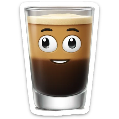 baby Guinness shot glass sticker