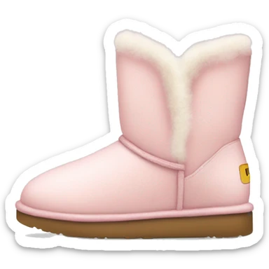 light pink uggs sticker