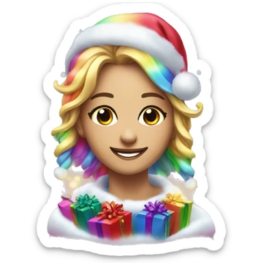 make the most beautiful christmas with rainbow leds sticker
