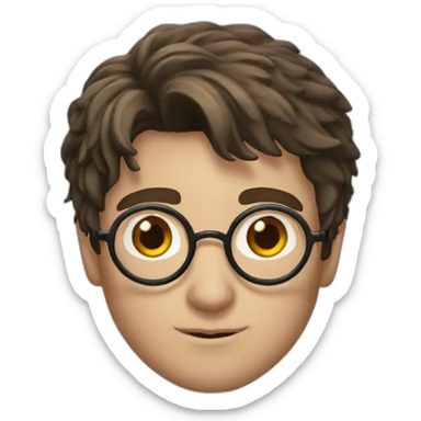 Harry potter avec sa cicatrice sticker