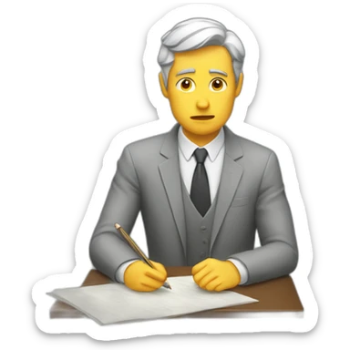 busy essay writer sad sticker