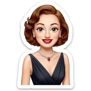 Joan Crawford sticker