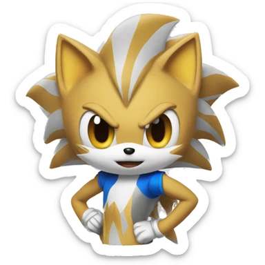 Sonic panadero  sticker