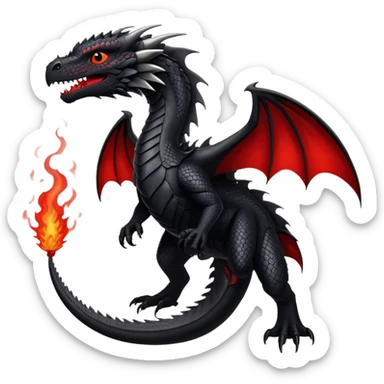 Game of thrones drogon sticker