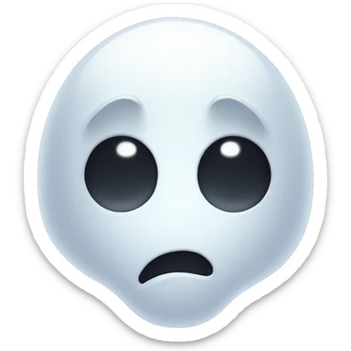 cute ghost face sticker