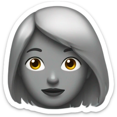 Cœur noir brisé sticker