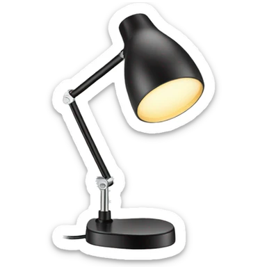 magnifying lens Desk lamp sticker