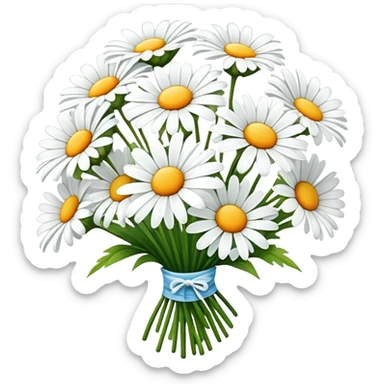Happy Mother’s Day with daisies sticker