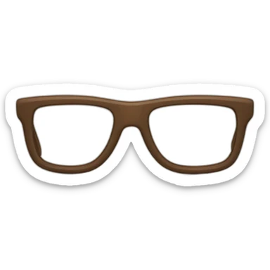 Glasses sticker