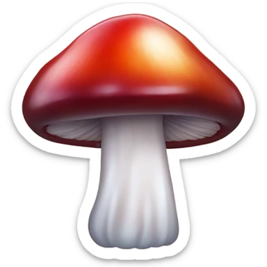 Mushroom made entirely from jello sticker
