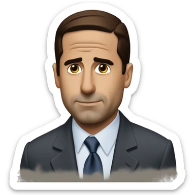 Michael Scott from the office sticker