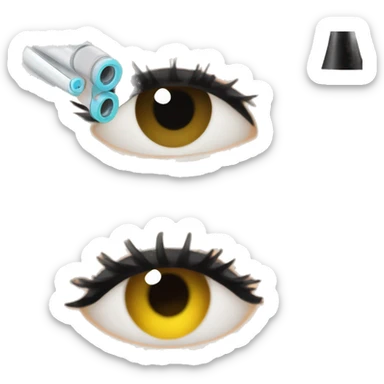 eyelash lamination rollers are applied to the eye sticker