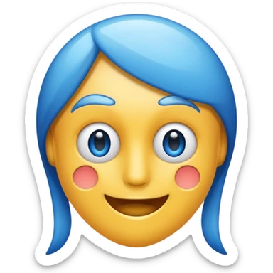 Verificado azul volteado☑️  así como este pero volteado  sticker