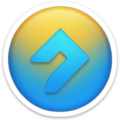 Blue Check Mark circle sticker