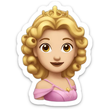 Princess lea sticker