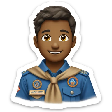 boy scout from Disney Up  sticker